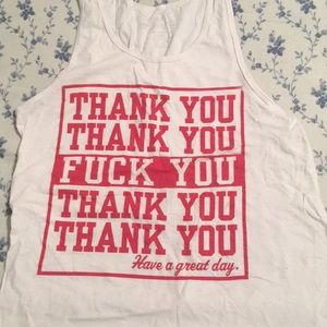 Thank You/ F* You Tank (M)